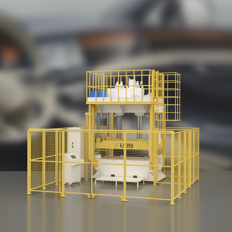 Máquina de moldagem externa automotiva